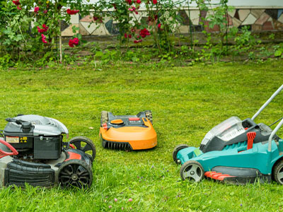 Gasoline lawn mowers